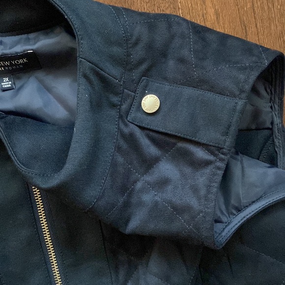 Jones New York Quilted Detail Vest - Picture 4 of 7